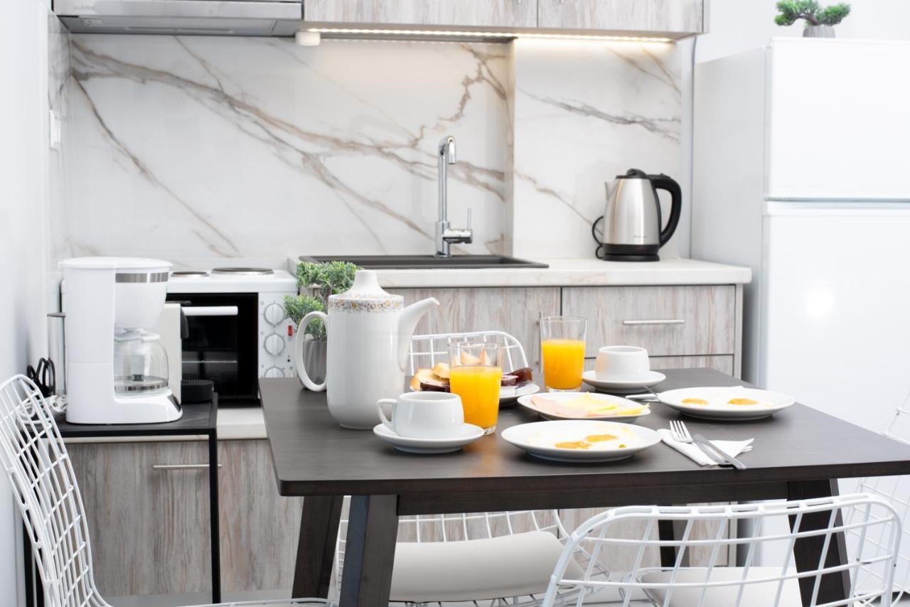 Mk Summer Breeze Luxury Apartments Agia Pelagia Dış mekan fotoğraf