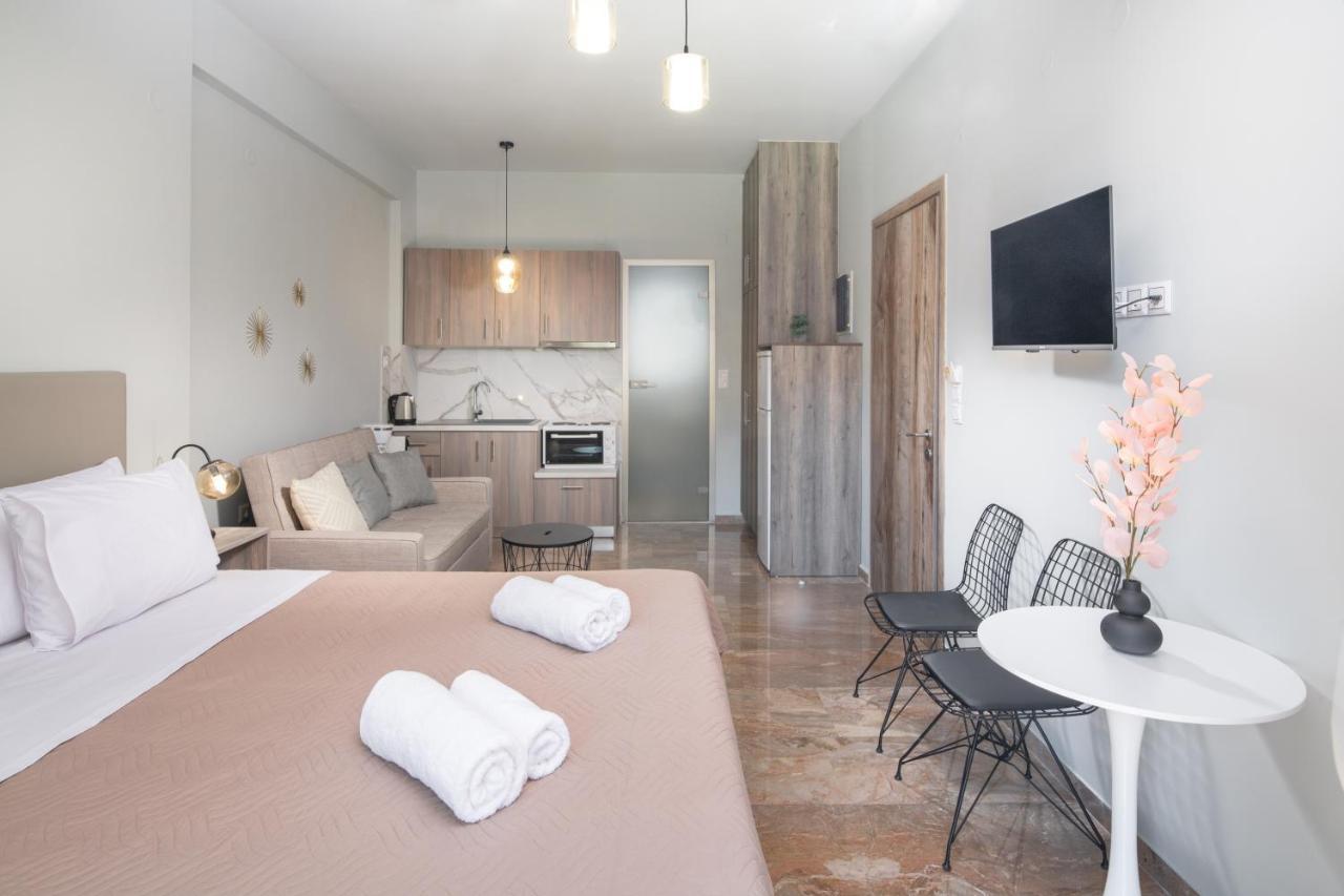 Mk Summer Breeze Luxury Apartments Agia Pelagia Dış mekan fotoğraf