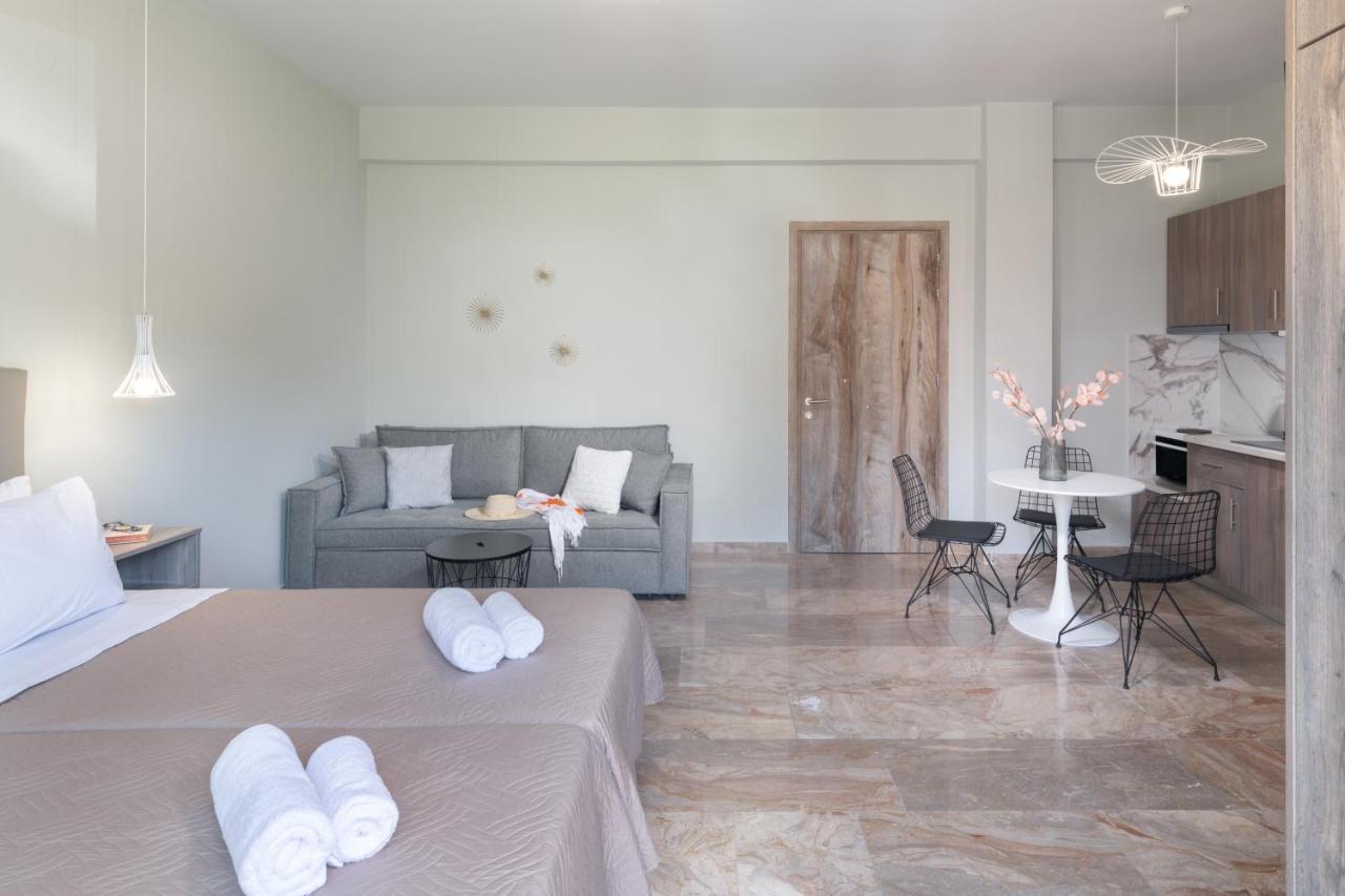 Mk Summer Breeze Luxury Apartments Agia Pelagia Dış mekan fotoğraf